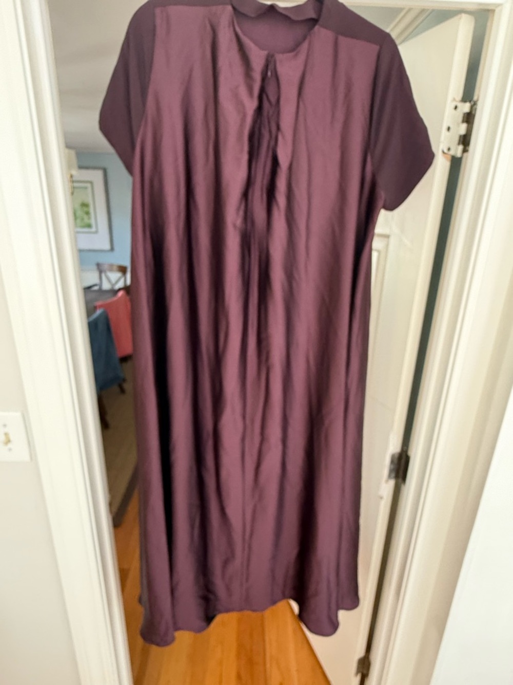 Banana Republic Aurelia Crepe & Satin Maxi Dress - Picture 5 of 5